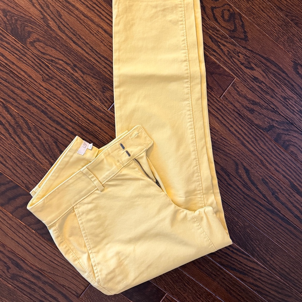 Yellow Loft Slim Chino Pants